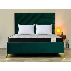 Set Krevat Arte Jeshile 160x190 + Dyshek Starflex 19x160x190cm + 2 Jastëk Komfort 40x60