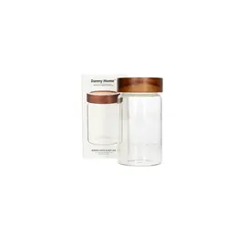 Kavanoz Konservimi / 500ml / 8*8*15cm / Qelq - Kapak Dru