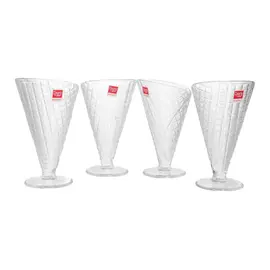 Gotë Akullore / Set 4 cope / 9.5x18.5x7.5 cm