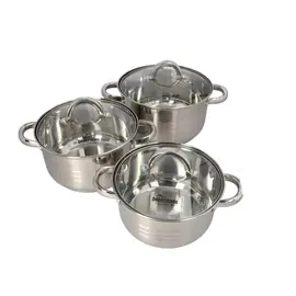 Tenxhere Set 3 cope / Diameter 18 cm 20 cm 22 cm / Stainless Steel