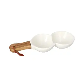 Pjate servirje me Bisht Drruri / 26*9.8*5cm / Porcelan