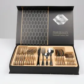 Set Servirje Luge Pirunj /Set 24 cope / Luge, Pirun , Thike, Luge Embelsire / Silver