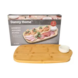 Pjate Servirje Bambbo dhe Tas / 40*24cm