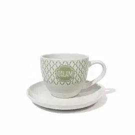 Filxhan Caji me Pjate / Set 6 cope / 270ml / Gri / Qeramike