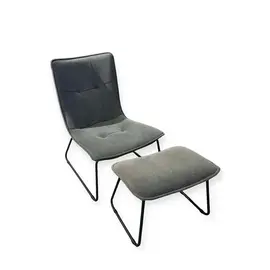 Poltrone Copenhagen + Stol (Omega 424 Grey)