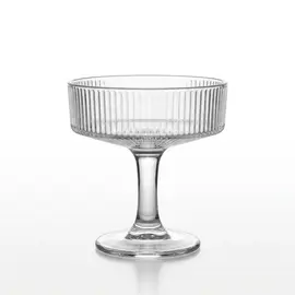 Gotë Akulloresh Qelqi me Baze me Bisht dhe Dizajn të Valëzuar