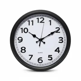 Ore Muri Quartz Gri e Errët me Fushë të Bardhë dhe Shifra Arabe