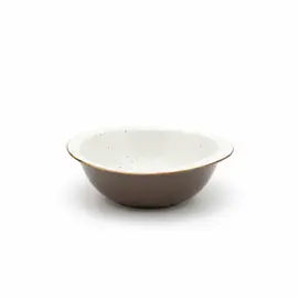 Tas Sallate / 10cm / Bardhe - Gold / Porcelan