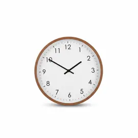 Ore Muri Rreth me Kornizë Dru, Fushë Bardhë dhe Shifra të Zeza