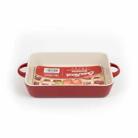 Tave Pjekje / 21*6cm / Porcelan / Kuqe