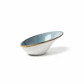 Pjate e thelle / 12cm / Blu - Gold / Porcelan