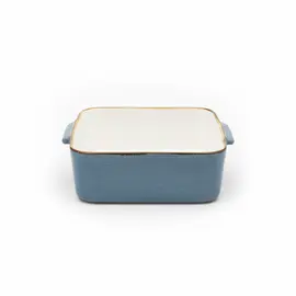 Tave Pjekje / 23x7.5cm / Blu - Gold / Porcelan