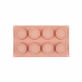 Forme cupcake / Rreth / Silikon / Kuqe