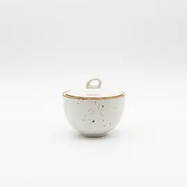 Tas me kapak / Bardhe - Gold / Porcelan