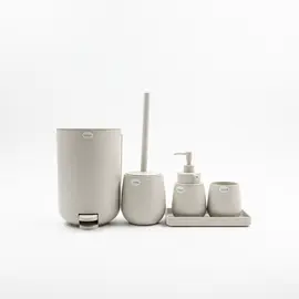 Aksesore Tualeti / Set 5 cope / Bardhe