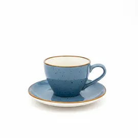 Filxhan Caji / 1 cope / 200ml / Porcelani / Blu - Gold