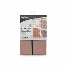 Bathlux Perde Dushi 180x200 cm, Poliester, Model Abstrakt Rozë me Fytyra