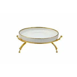 Pjate Dekorative / Bardhe / Rreth