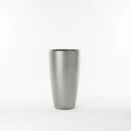 Vazo Dekorative L / 40*40*75.5cm / Brushed Steel