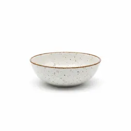 Tas i vogel / 10cm / Bardhe - Gold / Porcelan