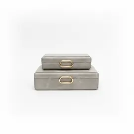 Kuti Bizhuterish / Jeshile / material Velvet