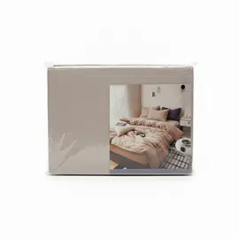 Set Çarçafësh Washed Taupe 200x220 – New Collection, Mbulesë Duveti & Fletë Shtrati