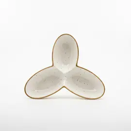 Pjate per qerasje / 22.5cm / Bardhe - Gold / Porcelan