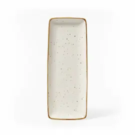 Pjate / 31cm / Bardhe - Gold / Porcelan / Katrore