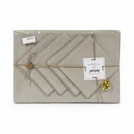 Set 4 Peceta 40*60 dhe 4 Mbulese Tavoline Gri