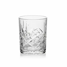 Gote Qelqi Stil Kristali për Ujë & Whiskey, Me Baze të Trashë