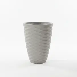 Vazo Dekorative / 35*35*48cm / Cement Grey