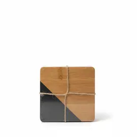 Coaster set / 10cm / Katrore / Marble / Dru