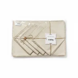 Set 4 Peceta 40*60 dhe 4 Mbulese Tavoline Bezhe