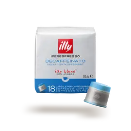 Kapsula Kafe Illy Decaffeinated Iperespresso 18 Copë 100% Arabica