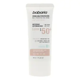 Krem kundër diellit me njolla kafe me shumë mbrojtje Babaria Spf 50+ (50 ml)
