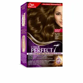 Permanent Dye Wella Color Perfect 7 Nº 5/0 Kafe e hapur 60 ml