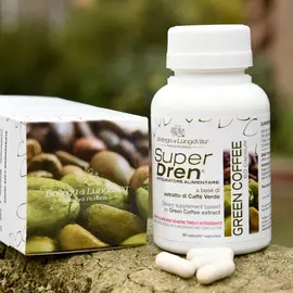Bottega Di Lungavita Super Dren Capsulas Cafe Verde 60 Caps