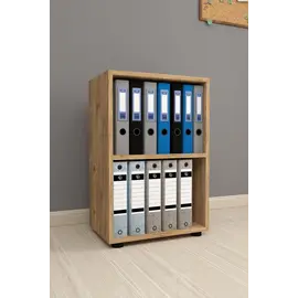 MOBILJE FOLDER WITH 2 SHELVES - PINE