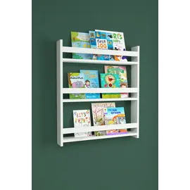 MOBILJE MONTESSORI BOOKSHELF WITH 3 SHELVES - WHITE