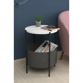 MOBILJE COFFEE TABLE WITH BAG WHITE