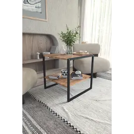 MOBILJE 50X50 CM METAL COFFEE TABLE - PINE