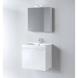 Mobilje Hidrosanitare Modeli OMEGA WHITE GLOSS 60x45cm