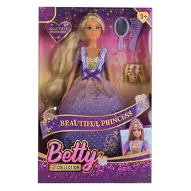 Kukull princeshë me fustan ngjyrë lejla dhe flokë shumë të gjatë