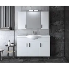 Mobilje Hidrosanitare Modeli SIENA WHITE GLOSS 100x45cm