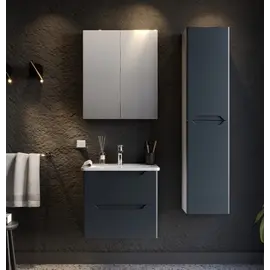 Mobilje Hidrosanitare Modeli PERLA MATTE ANTHARTICE 80x45cm