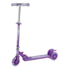 Skuter alumini ngjyrë vjollcë me dritë LED