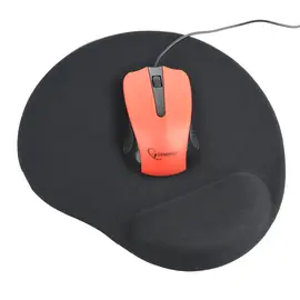 Mouse Pad GEMBIRD MP-GEL-BK, Me Mbështetje Xheli Për Kyçin