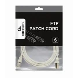 Kabllo GEMBIRD FTP Cat6 Patch Cord, Gri, 5 m (PP6-5M)