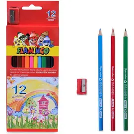 Lapsa Druri Me Ngjyra "Flamingo" & 1 Prehëse 12Copë