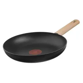 Tigan alumini jo-ngjitës "Ebony" me dorezë druri Ø28cm